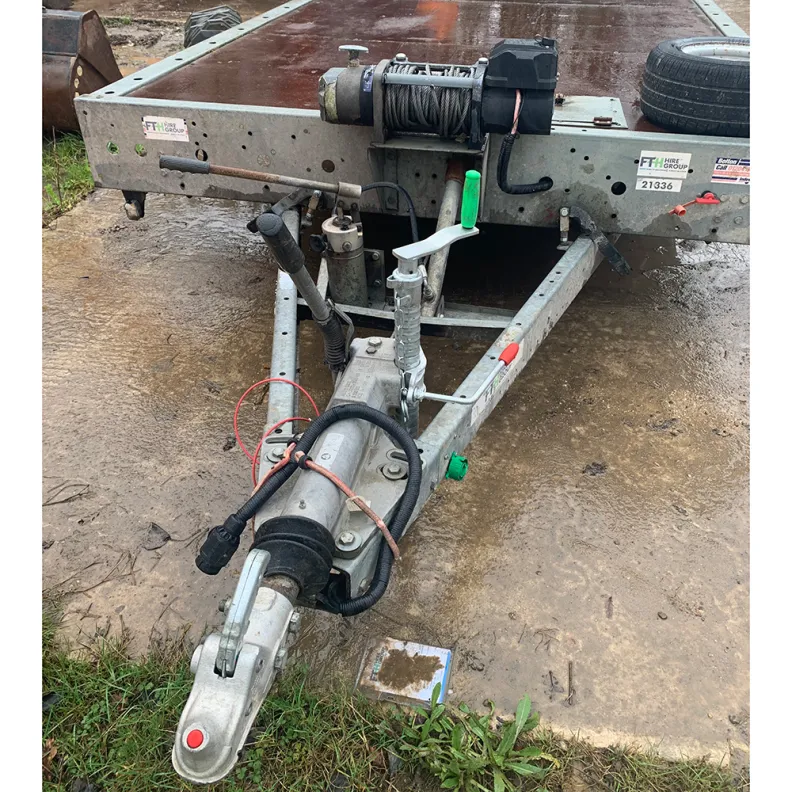 20ft Indespension Flatbed Car Trailer